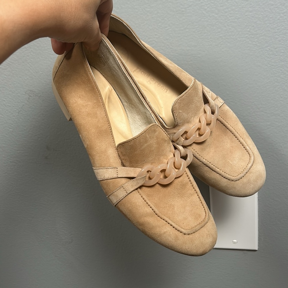Paul Green Cream Soft Loafers size UK 7 US 9.5
